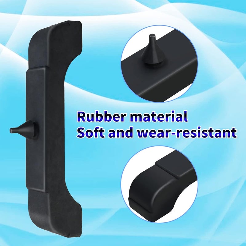 Vanshly (4 PCS Kit) Rubber Radiator Insulator Pads 4012-326-681S,3 Core Radiator Mounts Cushions, Support Pads compatible with GM,Radiator Mounts Parts - Image 4